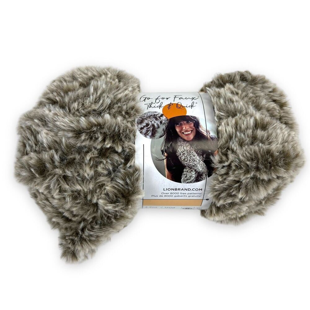 Lion Brand Yarn Go For Faux Thick & Quick Chow Chow 023032025261